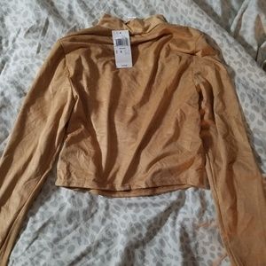 Nicki Minaj Faux Suede Top